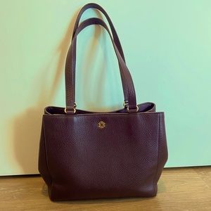 Dagne Dover Allyn Tote, small in Oxblood